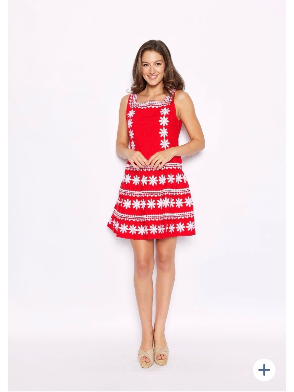 Sail to Sable Embroidered Dress NWT